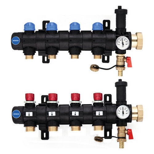 Zewotherm Induverteiler D 25x2,3 15 Heizkreise, VPE 1 Set