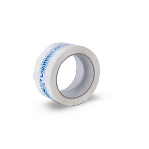 Zewotherm Plastic zelfklevende tape wit, 50 mm 66 m/rol, 36 rollen/doos
