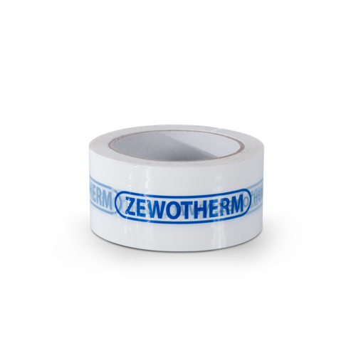 Zewotherm Plastic zelfklevende tape transparant, 50 mm 66 m/rol, 36 rollen/doos