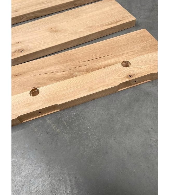 Massief eiken wandplanken