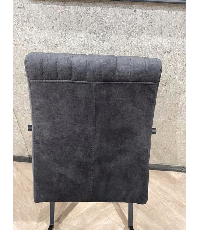 Set van 4 eetkamerfauteuil Tony Adore antraciet 67 *nieuw