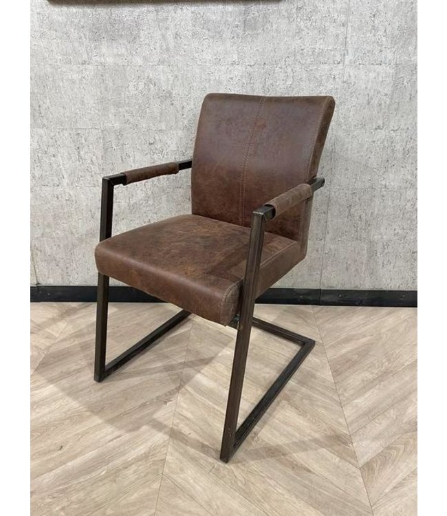 Set van 6 Sevilla eetkamerstoelen Dark Brown * nieuw