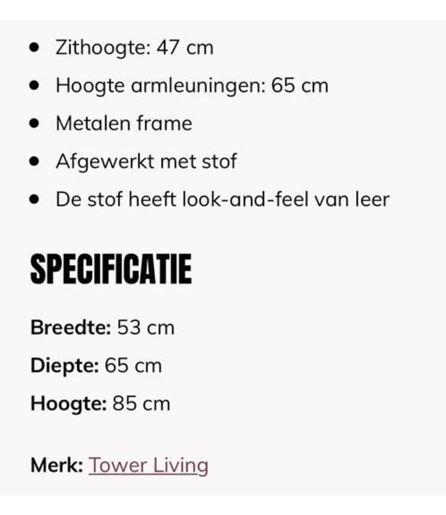 Set van 6 Sevilla eetkamerstoelen Dark Brown * nieuw