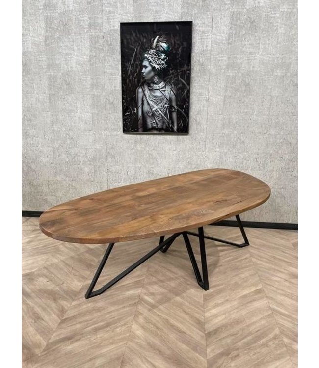 Organische eetkamertafels  200cm tot 280cm  *zelf samenstellen!