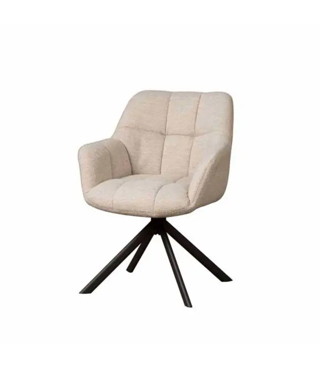 Towerliving  Alba draaibare eetkamerstoel   – Alpine Naturel