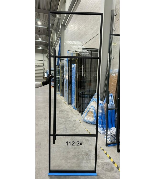 Dubbele taatsdeur staal 2488x770mm exacte maat Sale 113