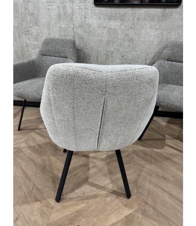 Setje 4 eetkamerstoelen Raven beige / créme *showroom
