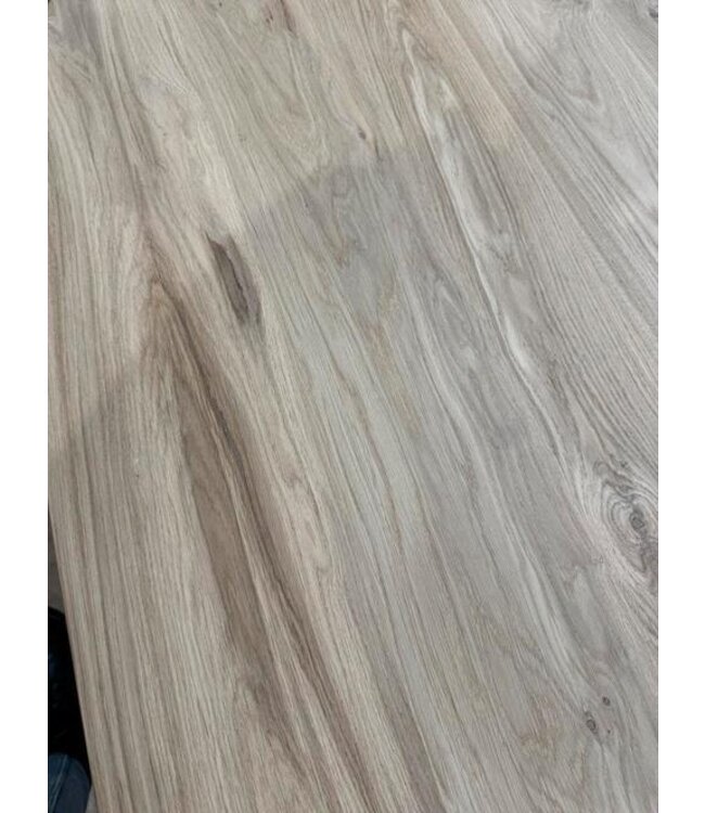 Massief eiken rond ovaal 200x100 incl frame *showroom