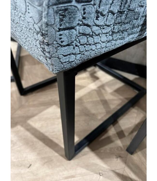 Setje van 4 eetkamerstoelen Tony en Todd antraciet *showroom