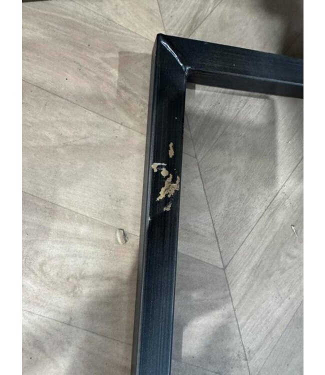 Goedkope set 8 eetkamerstoelen zwart/grijs/bruin *showroom