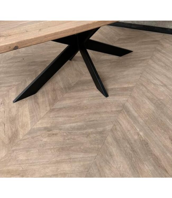 Organische vorm Leaf eiken eettafel 240x110cm mikado *nieuw