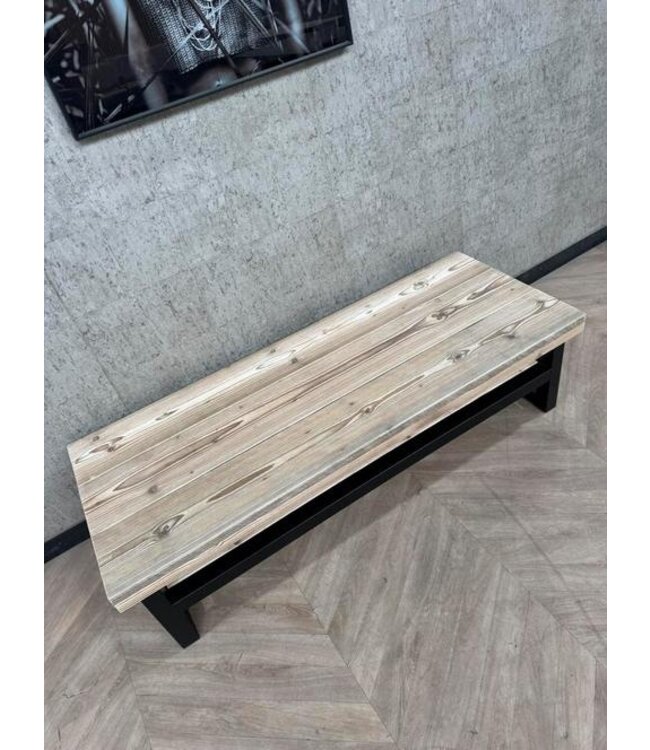 Tv meubel steigerhout en staal 150x60x40