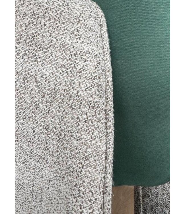 Setje 6 eetkamerstoelen grijs/créme/beige Stella *showroom