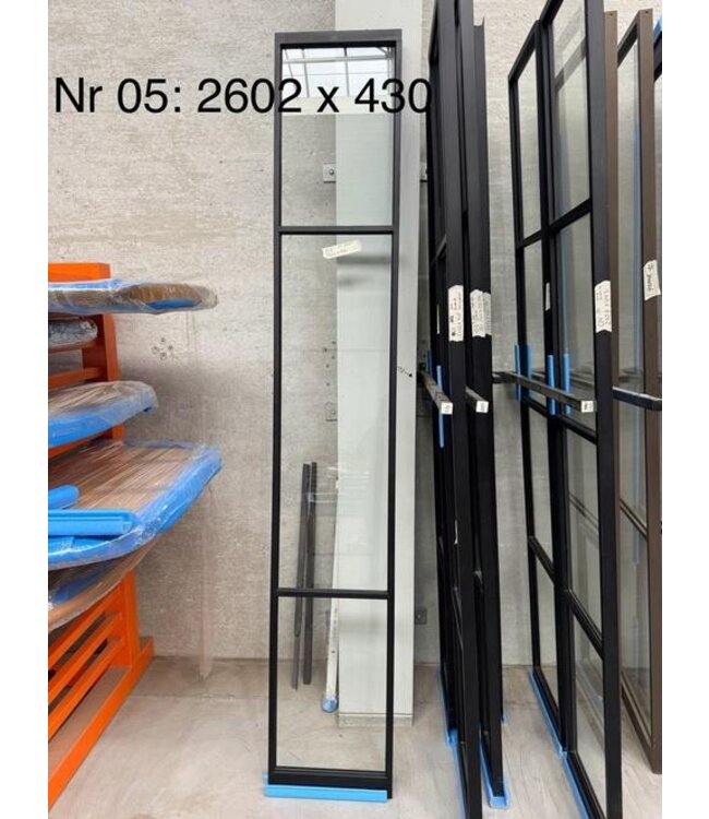 Vaste stalen panelen  * diverse maten