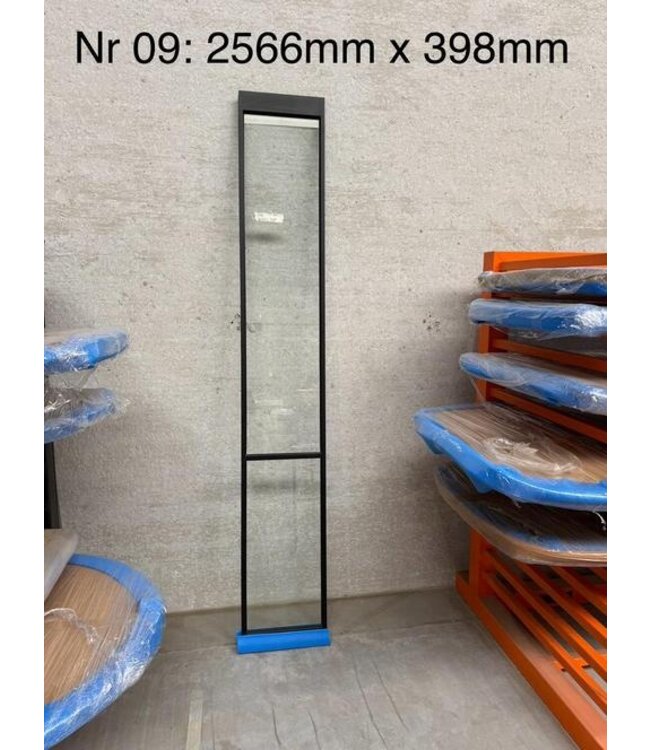 Vaste stalen panelen  * diverse maten