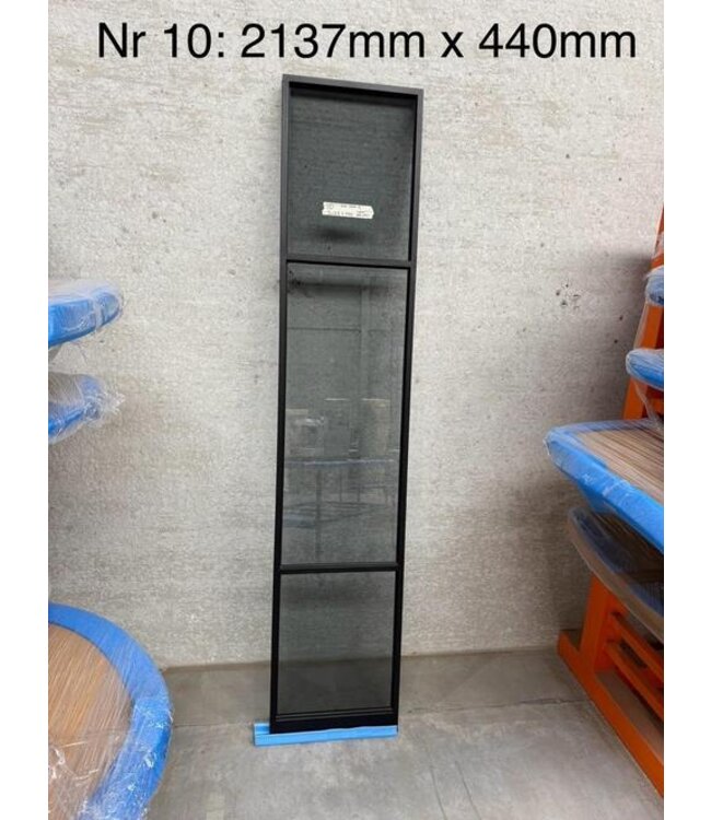 Vaste stalen panelen  * diverse maten