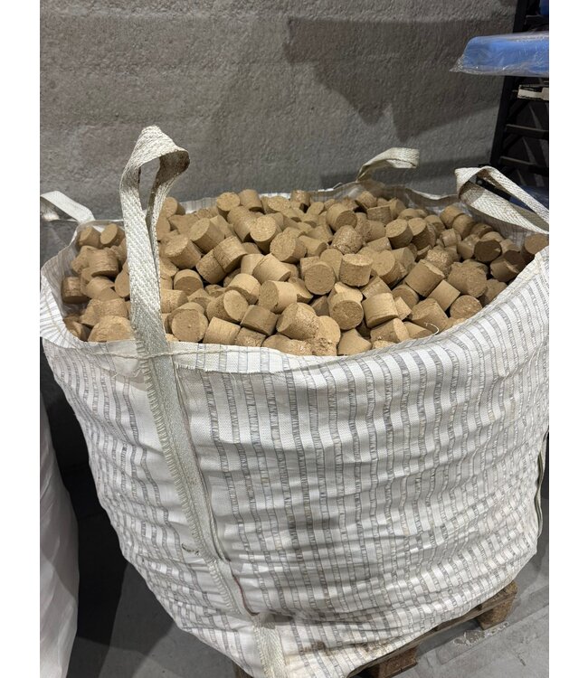 Haardhout Eiken briketten big bag  ACTIEPRIJS 2 voor €150,-!!