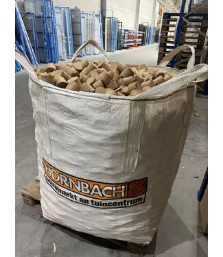 Haardhout Eiken briketten big bag  ACTIEPRIJS 2 voor €150,-!!