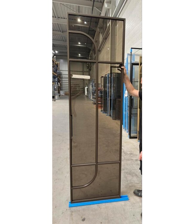 Taatsdeur Brown anodic 2461mm x 700mm exacte maat sale *145