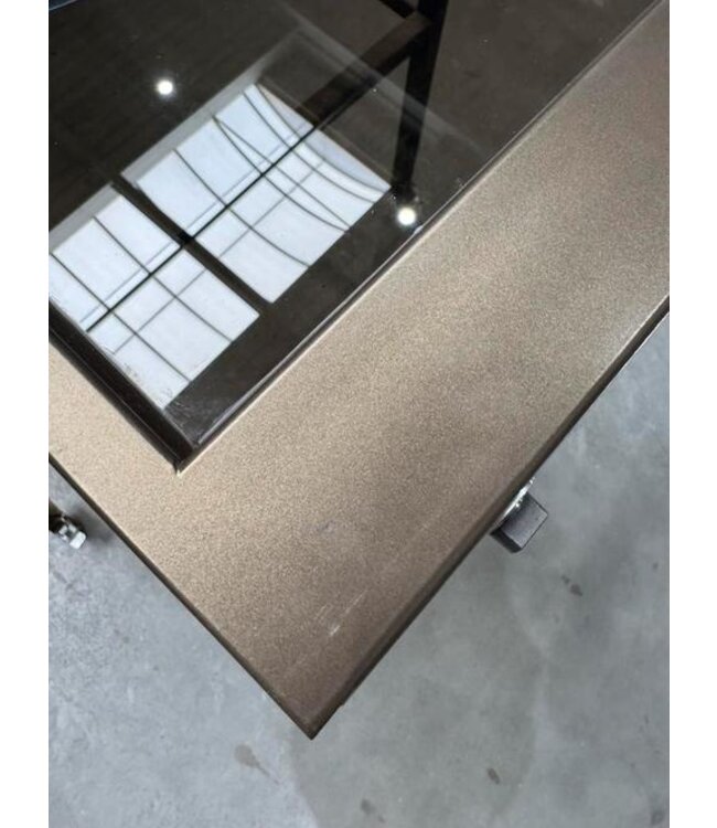 Taatsdeur Brown anodic 2461mm x 700mm exacte maat sale *145