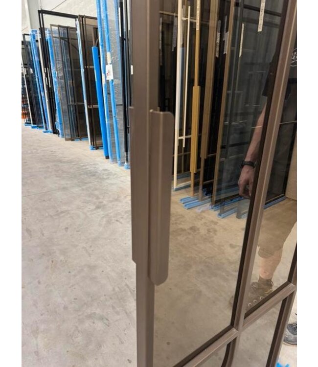 Taatsdeur Brown anodic 2461mm x 700mm exacte maat sale *145
