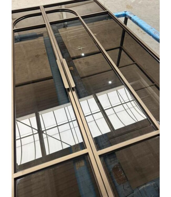 Taatsdeur Brown anodic 2461mm x 700mm exacte maat sale *145