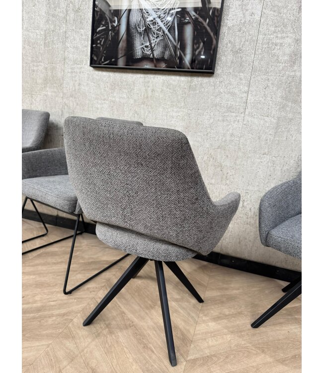 Setje van 4 Jesperhome Yanai antraciet *showroom