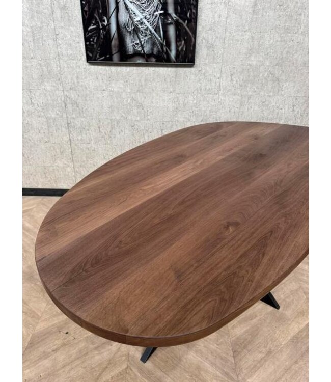 Eiken organische eettafel 210cm x 110cm *nieuw