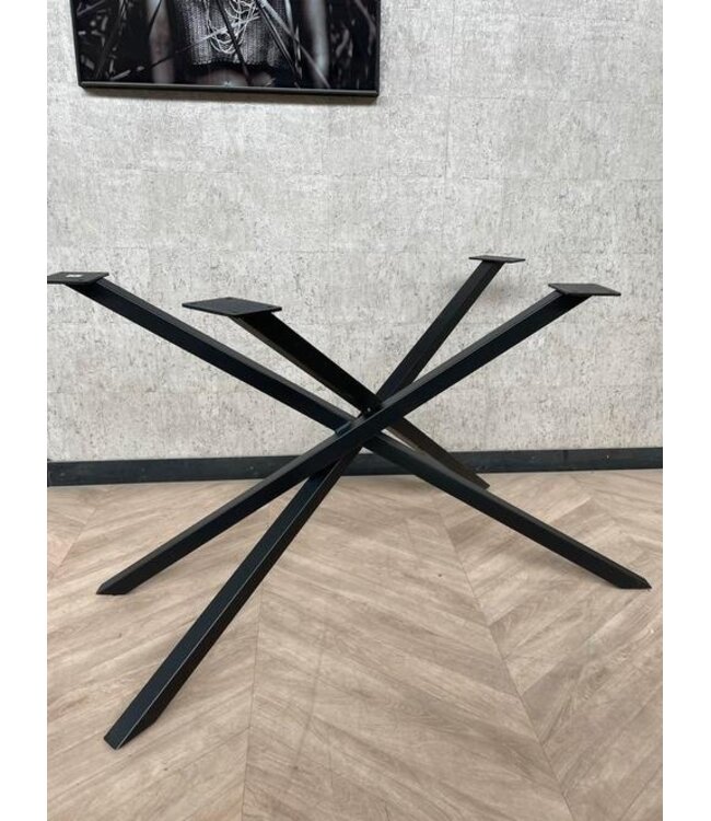 Organische vorm eettafel Notenhout 220x110 *nieuw