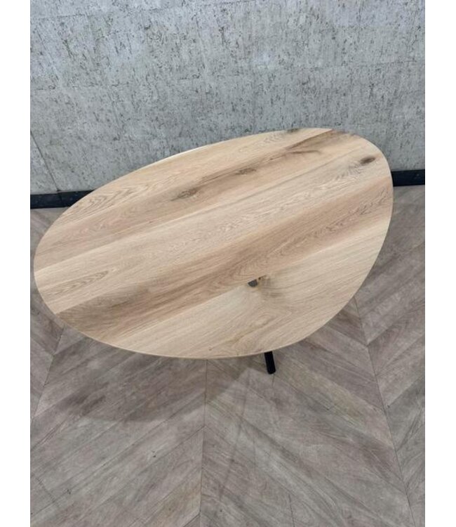 Organische vorm Pebble eiken salontafel 100x75 *nieuw