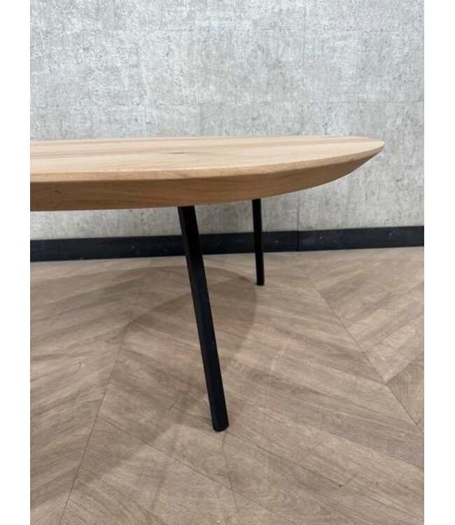 Organische vorm Pebble eiken salontafel 100x75 *nieuw
