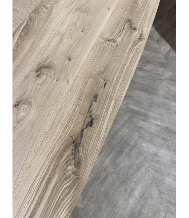 Eiken eettafel Deens ovaal 230cm x 110cm *nieuw