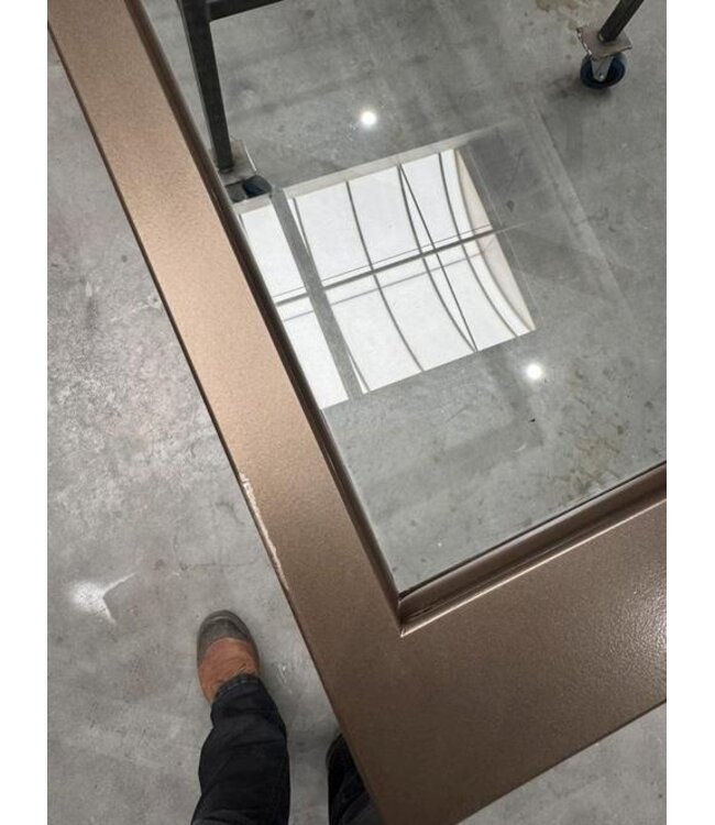 Taatsdeur anodic brown 2818x919 exacte maat *sale 150.1
