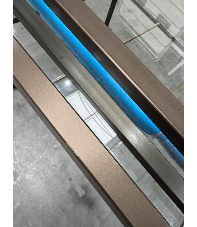 Taatsdeur anodic brown 2818x919 exacte maat *sale 150.1