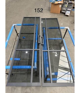 Dubbele taatsdeur antraciet 2364x667mm exacte maat *sale 152