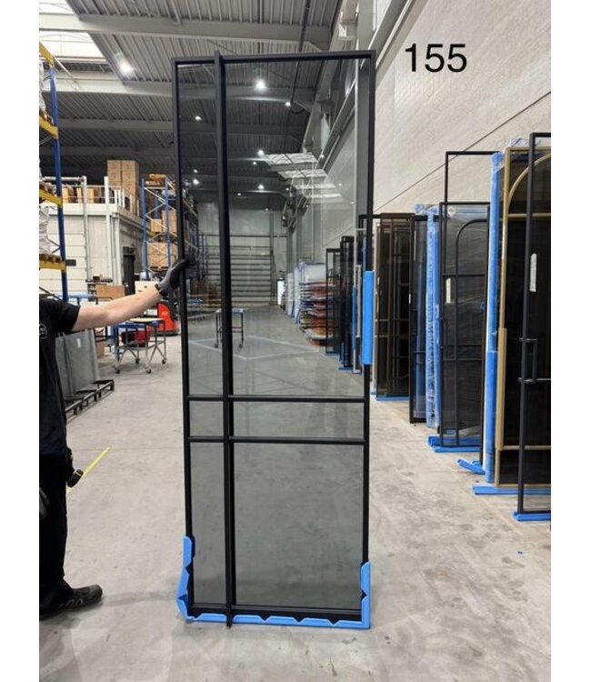 Taatsdeur rookglas 2583mm x 867mm exacte maat *sale 155