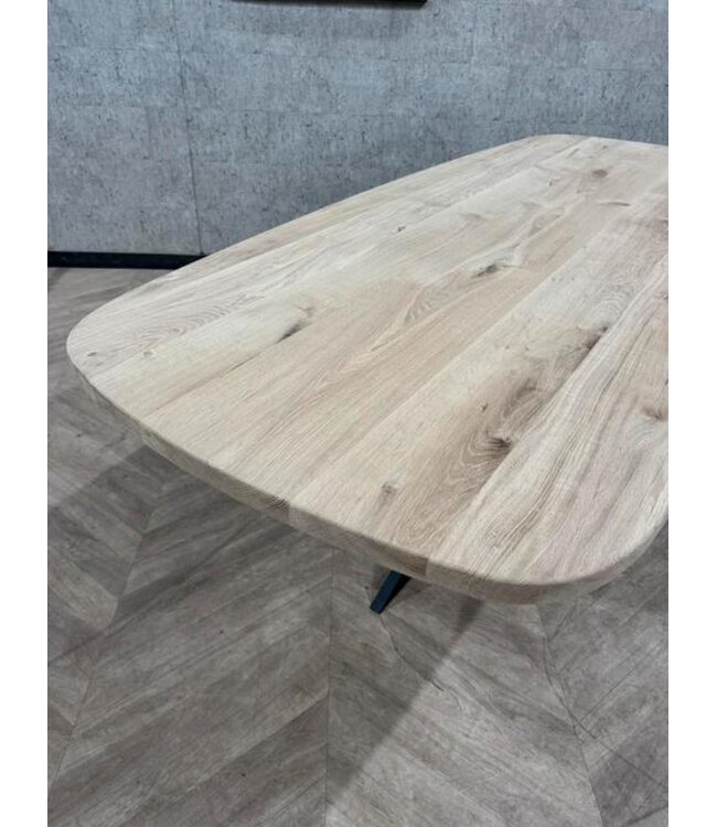 Eiken Deens ovaal eettafel 230x100 keuze kleur! *nieuw