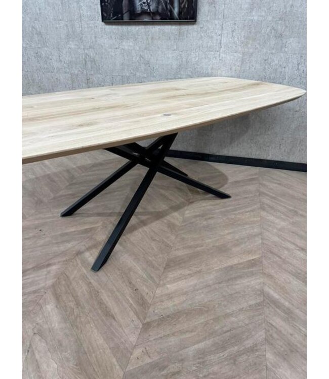Eiken Deens ovaal eettafel 230x100 keuze kleur! *nieuw
