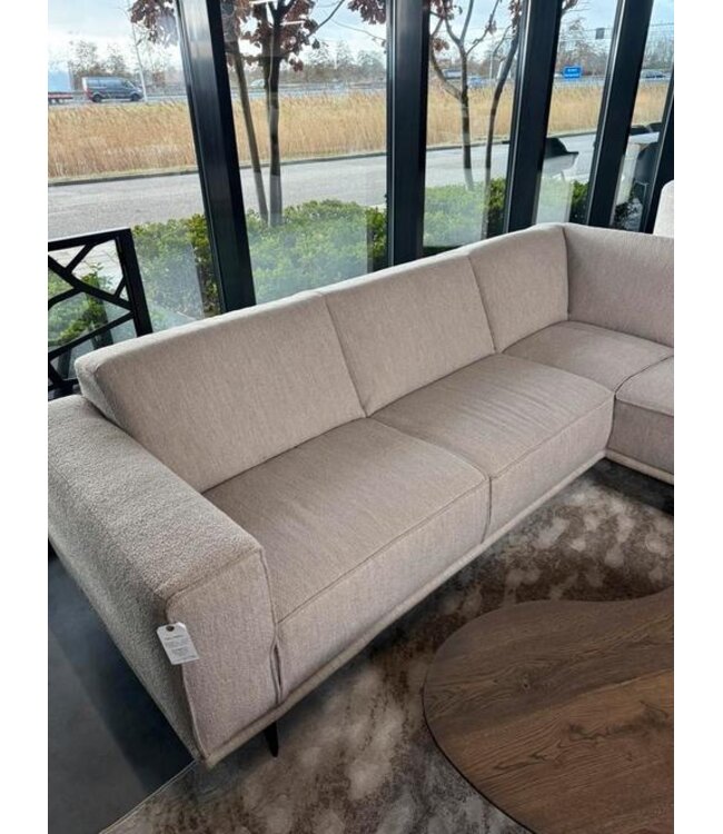 Mooie hoekbank crème/greige Alpine 1 *showroom