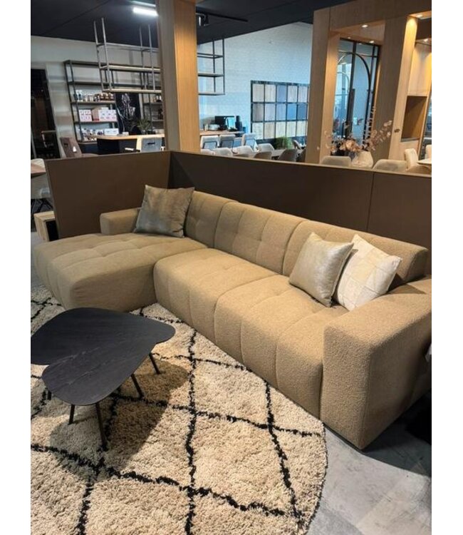 Mooie beige 2,5 zits + lounge bank Wave *showroom