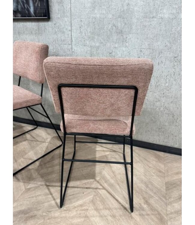 Setje van 3 barkrukken oudroze Jill *showroom