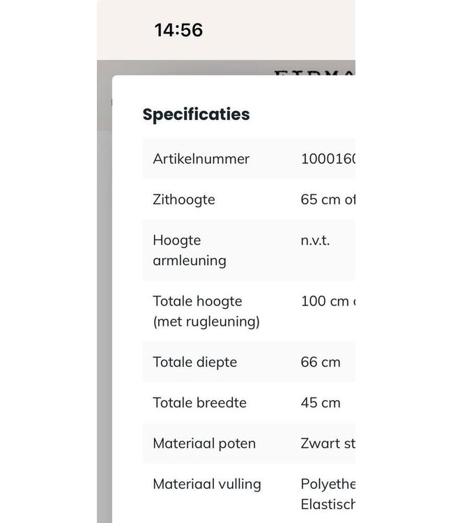 Setje van 3 barkrukken oudroze Jill *showroom