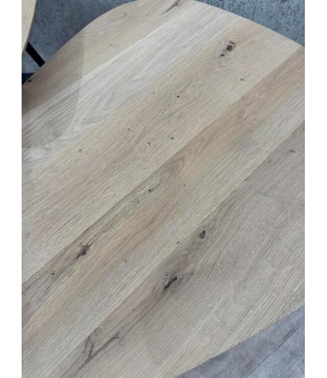 Trio setje Kiezel salontafeltjes eiken *showroom