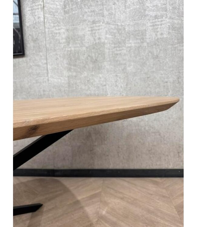 Kleine deens ovaal eiken eettafel 190x95 *nieuw