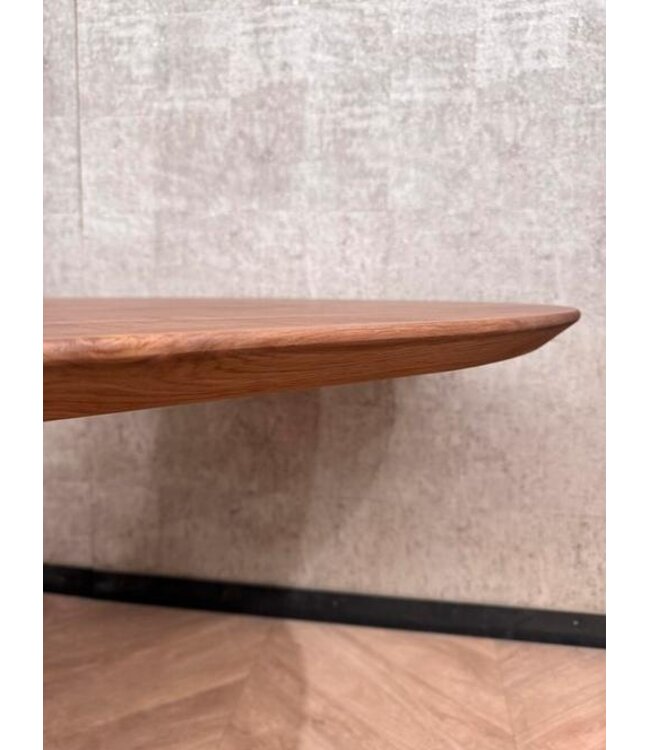 Eiken eettafel rond ovaal bruin September 260x100 *nieuw