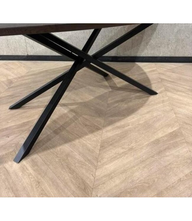 Eiken eettafel Leaf Cinnemon 240x110 *showroom