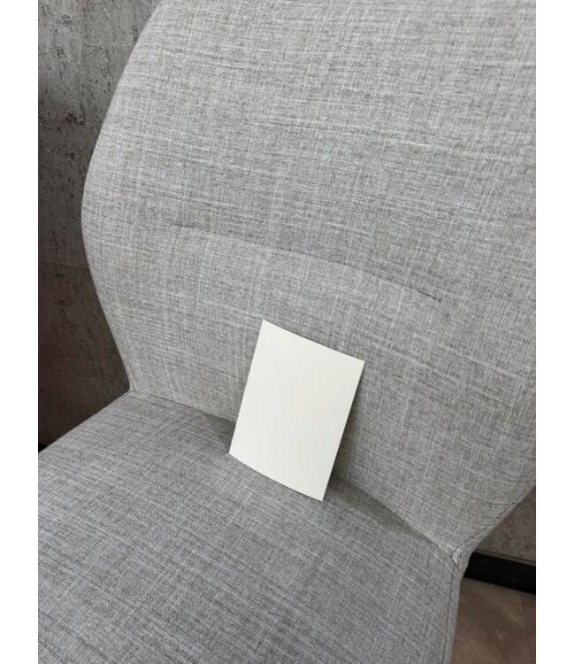 Setje van 4 eetkamerstoelen linnen/creme Fjord 1 *showroom