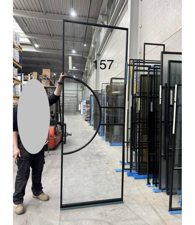 Taatsdeur 2857 x 1002 exacte maat boog sale *157