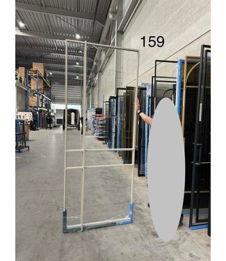 Taatsdeur beige Ral7044 2563 x 1018 exacte maat sale *159