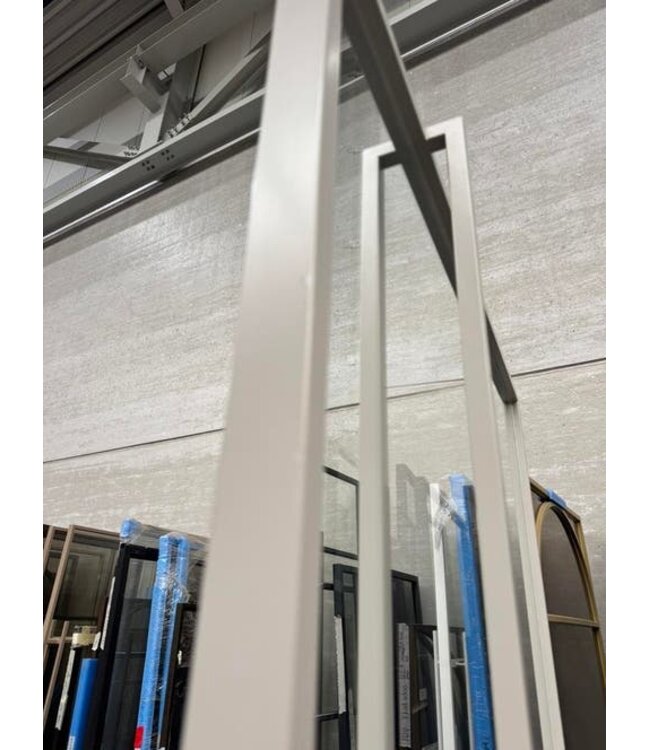 Taatsdeur beige Ral7044 2563 x 1018 exacte maat sale *159